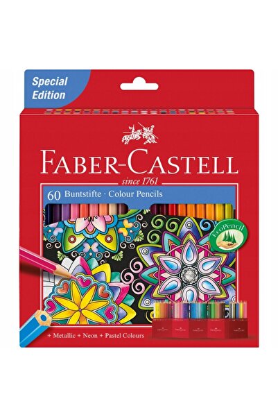 NO BRAND Creioane colorate FABER-CASTELL 60 culori Set mare Castle