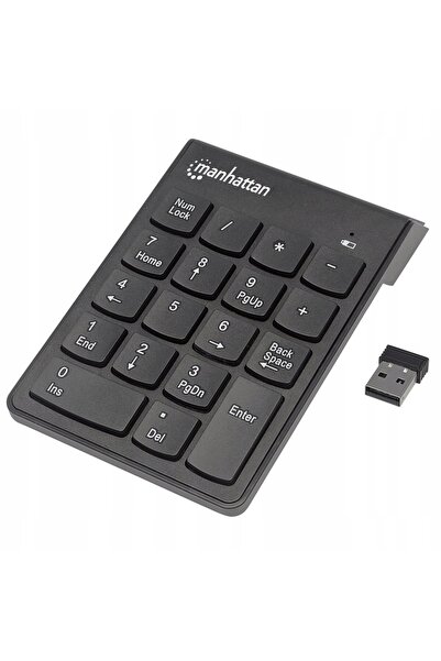 MANHATTAN Tastatură wireless 178846 US internațională (QWERTY) Negru