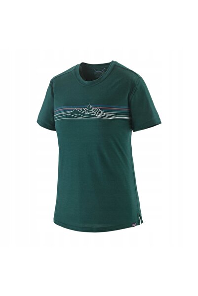 Patagonia Tricou de trekking Cap Cool Merino cu imprimeu pentru femei, mărimea S