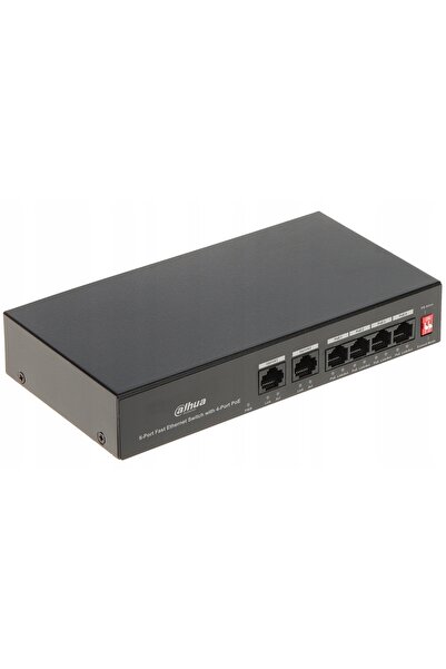 DAHUA SWITCH POE 4 PORTURI + 2 PORTURI UPLINK PFS