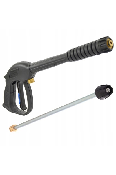 Techkar Pistol lance metalic cu duză plată pentru aparate de spălat cu presiu...