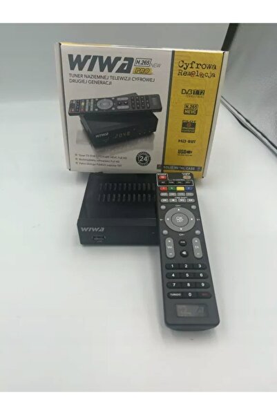 wiwa TUNER DECODER TV TERESTRĂ HD DVB-T2 HEVC HDMI USB TELECOMANDĂ H.265 ÎNRE...