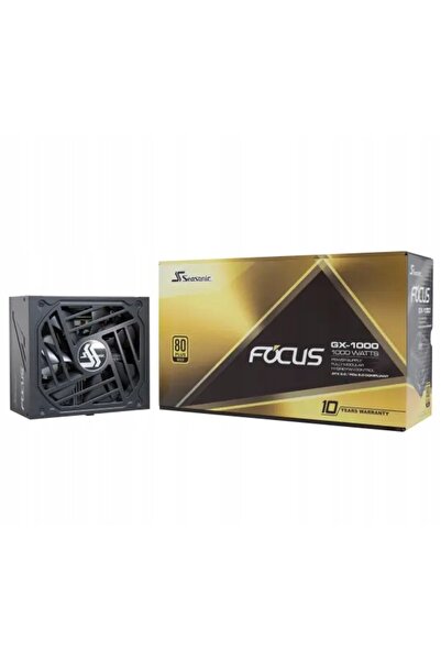 Seasonic ZASILACZ FOCUS GX-1000 V4 ATX 3.1 PCIE 5.1 BLACK 80PLUS GOLD 1000W