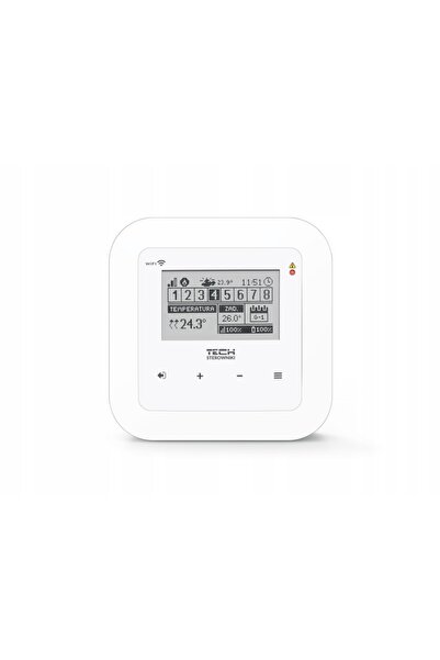 NO BRAND 8S MINI TECH ALB TERMOSTAT DE CAMERĂ WI-FI REGULATOR DE TEMPERATURĂ