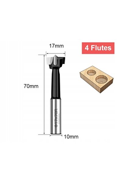 NO BRAND Burghiu pentru lemn, coadă de 17mm, diametru de 10mm, lungime de 70m...