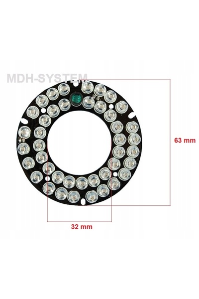 NO BRAND Iluminator IR REFLECTOR 940 nm 30 m INVIZIBIL