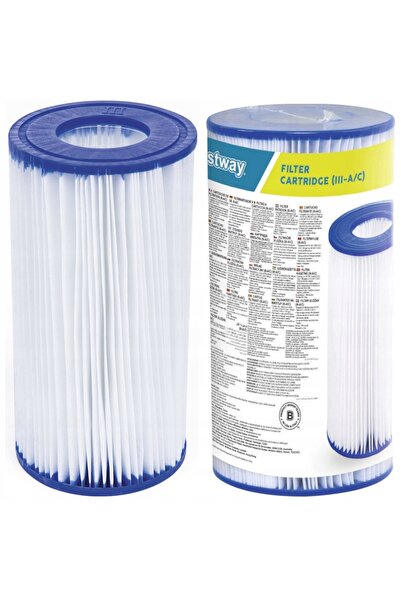 BESTWAY 4x FILTRU DE POOL PENTRU POMPĂ, CARTUȘE DE FILTRARE DE TIP III