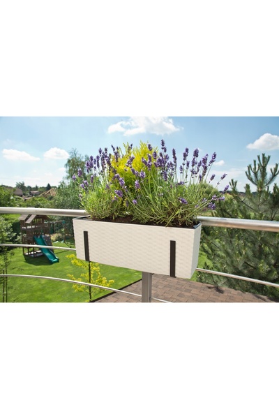 NO BRAND 2x MÂNER pentru Jardinieră de Balcon Reglabilă Standard
