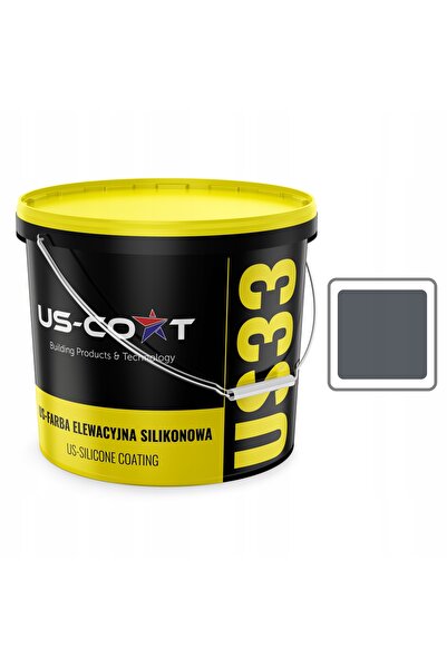NO BRAND Vopsea pentru fațade siliconică antracit RAL7016 UV 10L Producător