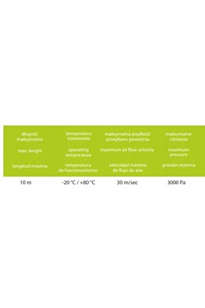 airRoxy Tub flexibil de ventilație din PVC alb, 150mm/10m