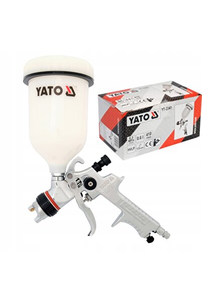 yato Pulverizator de vopsea HVLP YT-2341 1.5MM Alimentare superioară 0.6L