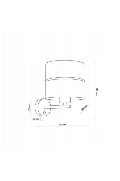 TK-Lighting Aplică de perete pentru living cu abajur TK LIGHTING NICOL 6539 l...