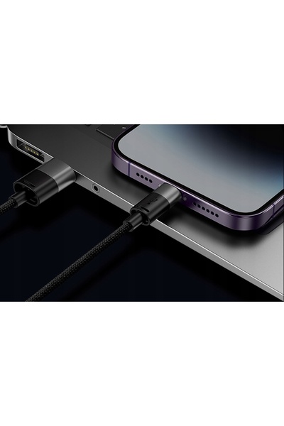 NO BRAND 2 x Cablu Baseus 3-în-1, USB-A/USB-C/microUSB / Lightning, cablu
