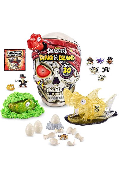 Zuru SMASHERS INSULA DINOZAUILOR MEGA CRANIU cu dinozaur, nisip magic