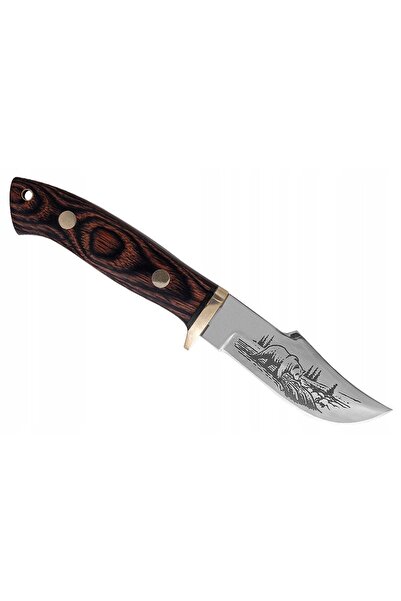 NO BRAND Cuțit militar de vânătoare și bushcraft, ascuțit, din oțel inoxidabi...