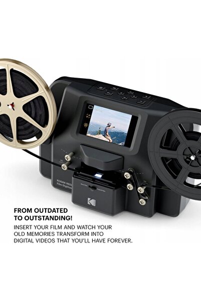 NO BRAND KODAK REELS Scanner cu scanare continuă pentru filme negative, diapo...