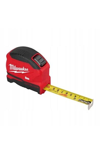 Milwaukee Ruletă retractabilă de 8m cu AUTOLOCK 4932498774