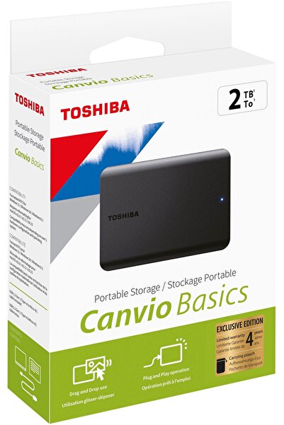 Toshiba Canvio Basics Exclusive 2TB HDD Negru