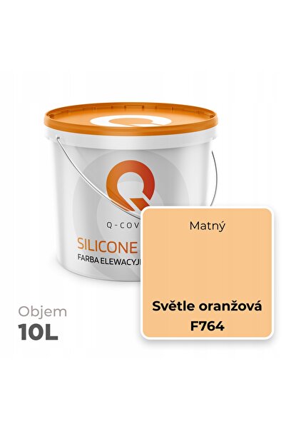 NO BRAND Vopsea siliconică pentru fațade, culoare portocaliu strălucitor F764...