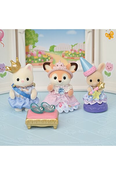 NO BRAND Figurine Sylvanian Families prințesele mici cu accesorii pentru copi...