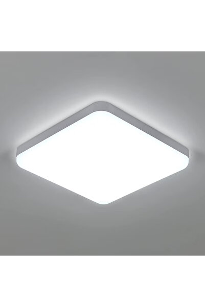 Dotail Φωτιστικό Οροφής LED, 48W, Αδιάβροχο IP54, Ψυχρό Λευκό 6500K, 30x30 εκ...