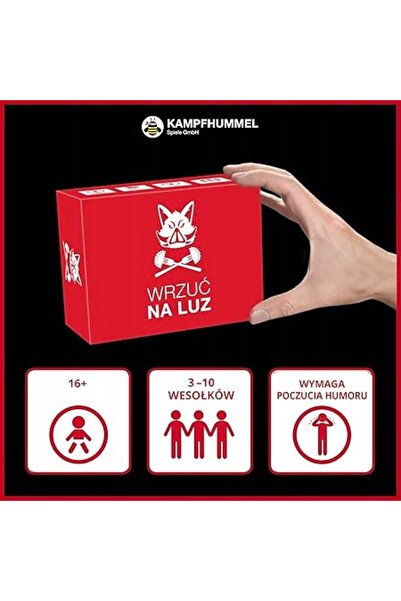 NO BRAND THROW IN THE GAUGE POLISH PARTY GAME BLACK HUMOR 400 CARDS  Joc de p...