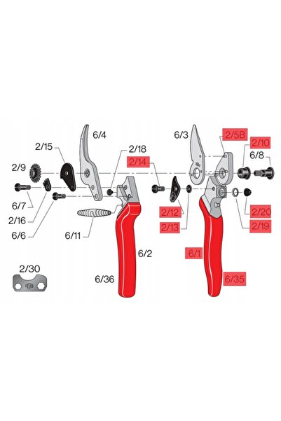 Felco 6/1 Mâner de înlocuire