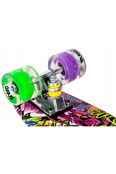 NO BRAND SKATEBOARD FISHBOARD, SKATEBOARD DE PLASTIC PENTRU COPII, CU ROȚI LU...