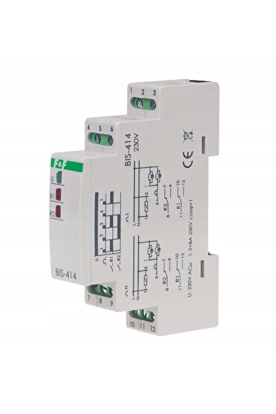 F&F DİZAYN RELEU BISTABIL 2X16A 2NO/NC 230V AC SECVENȚIAL F&F BIS-414