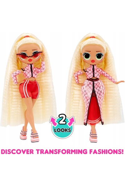 L.O.L. SURPRISE ! Păpușă de modă OMG - Păpușă stilată pentru copii, accesorii...