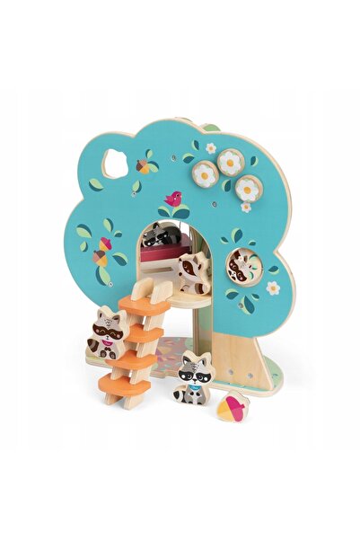 Chicco My Wood Friends căsuță de lemn de jucărie pentru iepuri 00012181000000