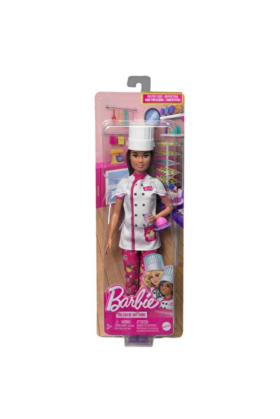 mattel LALKA BARBIE CUKIERNICZKA ÎN BUCĂTĂRIE ROCHIE DE GĂTIT bucătar
