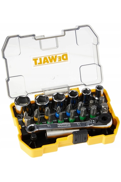 Dewalt DT71516 Set de biți și clichet 24 piese TSTAK