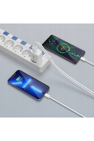 NO BRAND ÎNCĂRCĂTOR TECH-PROTECT PD 45W PENTRU LIGHTNING QC3.0 CU 2 PORTURI D...