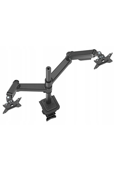 NO BRAND Suport monitor dublu 13-32 inch cu arc pneumatic, pentru birou înalt...