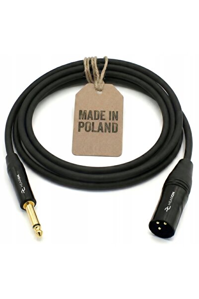 NO BRAND HEARON PRO Cablu XLR Tată la Jack Mare 6.3mm TS Mono 4m Cupru OFC