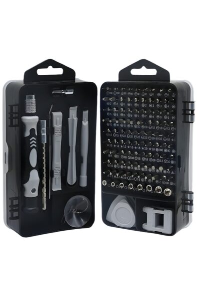 MACVI Set de șurubelnițe de precizie 115-în-1, 98 biți magnetici, Kit de repa...