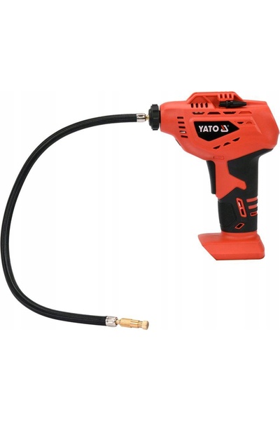 yato Pistol de umflat anvelope reîncărcabil cu manometru, 18V, corp