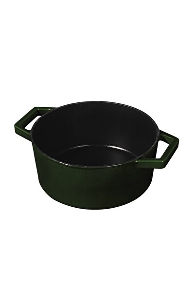 Berlinger Haus Oală emailată verde smarald pentru tocană, cu capac, 2.75L BH-...