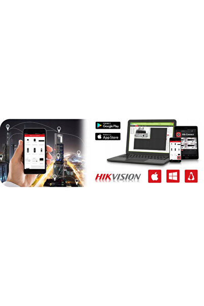 Hikvision Cameră IP 4MPx 2K+ Lumină Hibridă IR + LED HiLook de la IPC-T240HA-LU