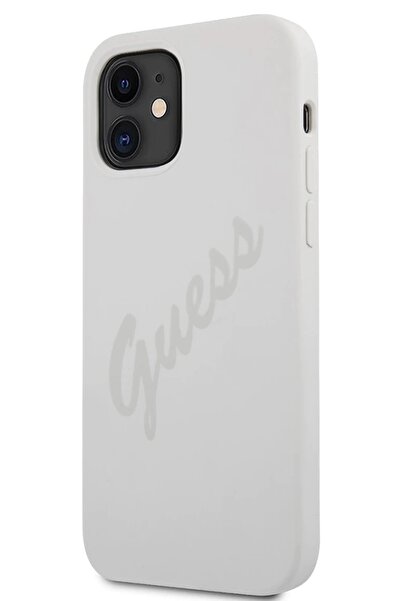 NO BRAND Husă rigidă GUESS pentru iPhone 12 Mini 5.4, din silicon negru, magn...