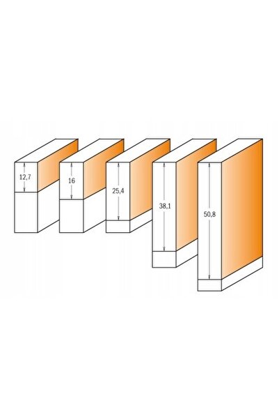 CMT Freză dreaptă cu rulment inferior 12,7 mm laminat 706.127.11