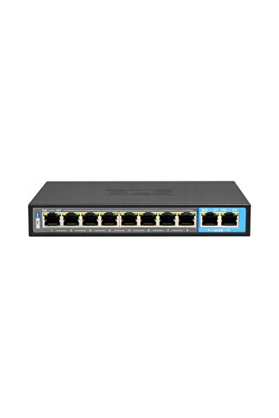 BCS Switch POE BASIC BCS-B-SP08G02G Full Gigabit 10/100/100Mbps Gigabit