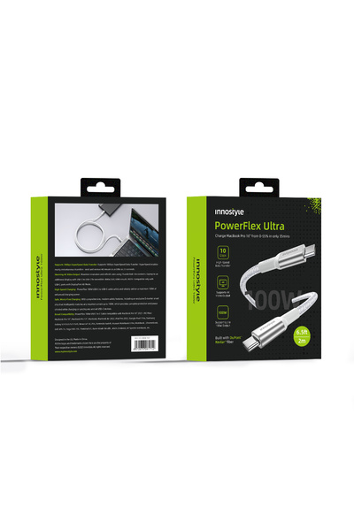 NO BRAND INNOSTYLE CABLU USB-C ÎNCĂRCARE RAPIDĂ THUNDERBOLT 10GBPS 100W KEVLA...