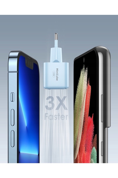 NO BRAND INNOSTYLE ÎNCĂRCĂTOR RAPID CUBE USB-C 33W USB TIP C GAN II PENTRU SA...