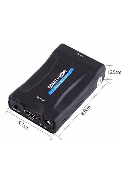 Spacetronik Convertor Adaptor AV SCART EURO la HDMI
