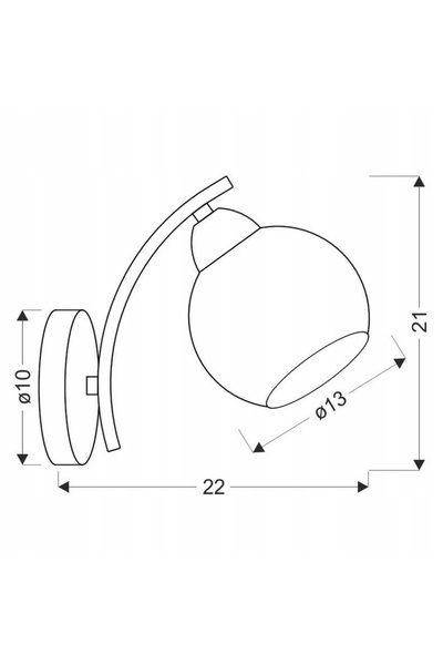 NO BRAND Lampă de perete AMOS Aurie 1x40W E27 Abajur Alb