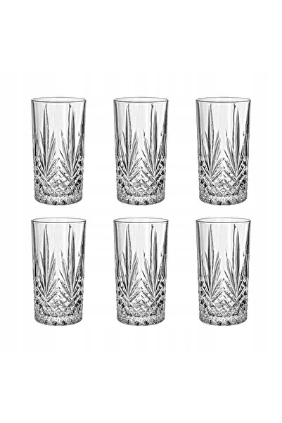 estia SET DE PAHARE 6 buc. Pahar mare COMPLET de 410ml pentru băuturi, din CR...