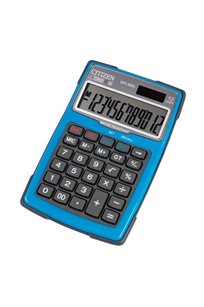 Citizen Calculator rezistent la apă WR3000NRBLE