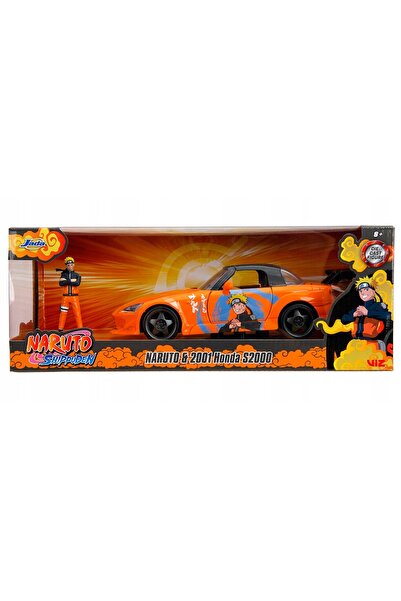 Jada NARUTO AUTO POJAZD SAMOCHÓD 2001 HONDA S2000 1:24 + FIGURINĂ METAL